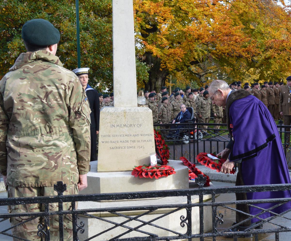 Remembrance Sunday 2019 wreath laying