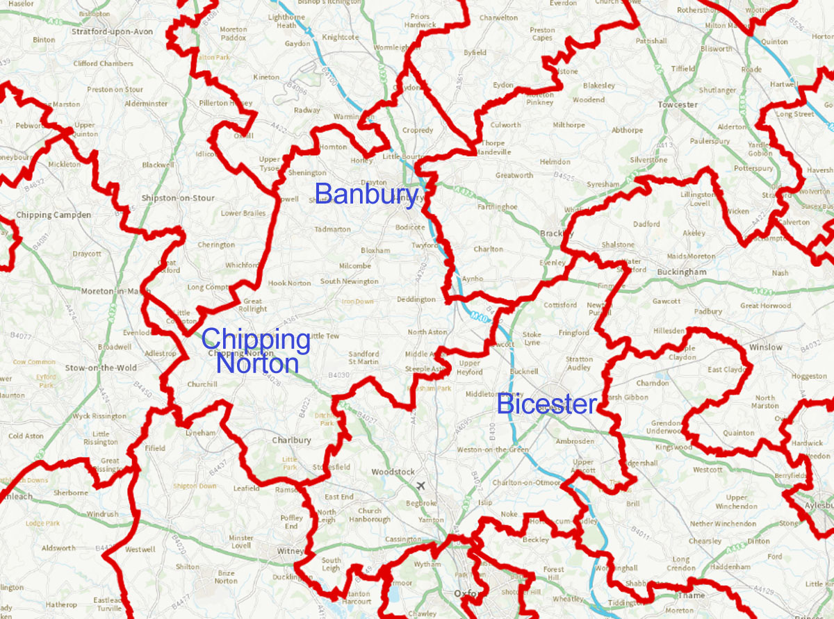 Banbury and Chipping Norton together, but Bicester goes it alone in ...