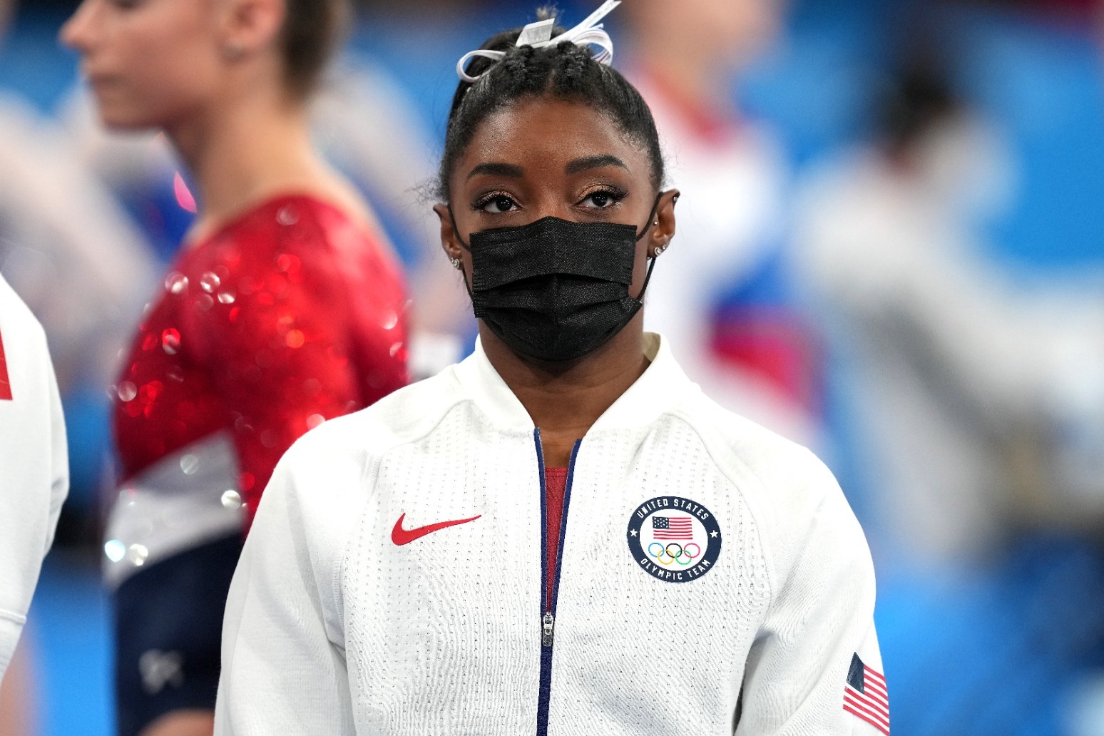 Olympian Simone Biles praised for speaking openly on mental health