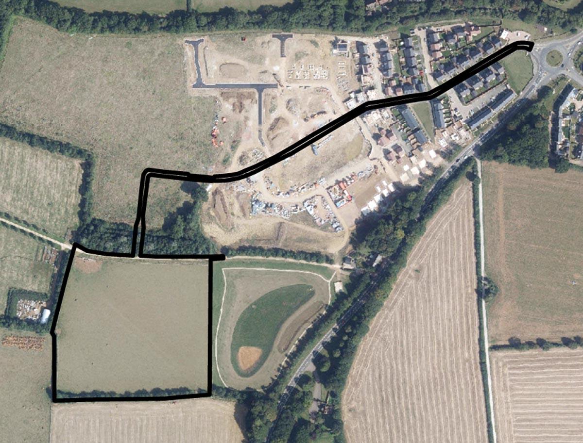 Application to build in a field west of Bloxham Road for