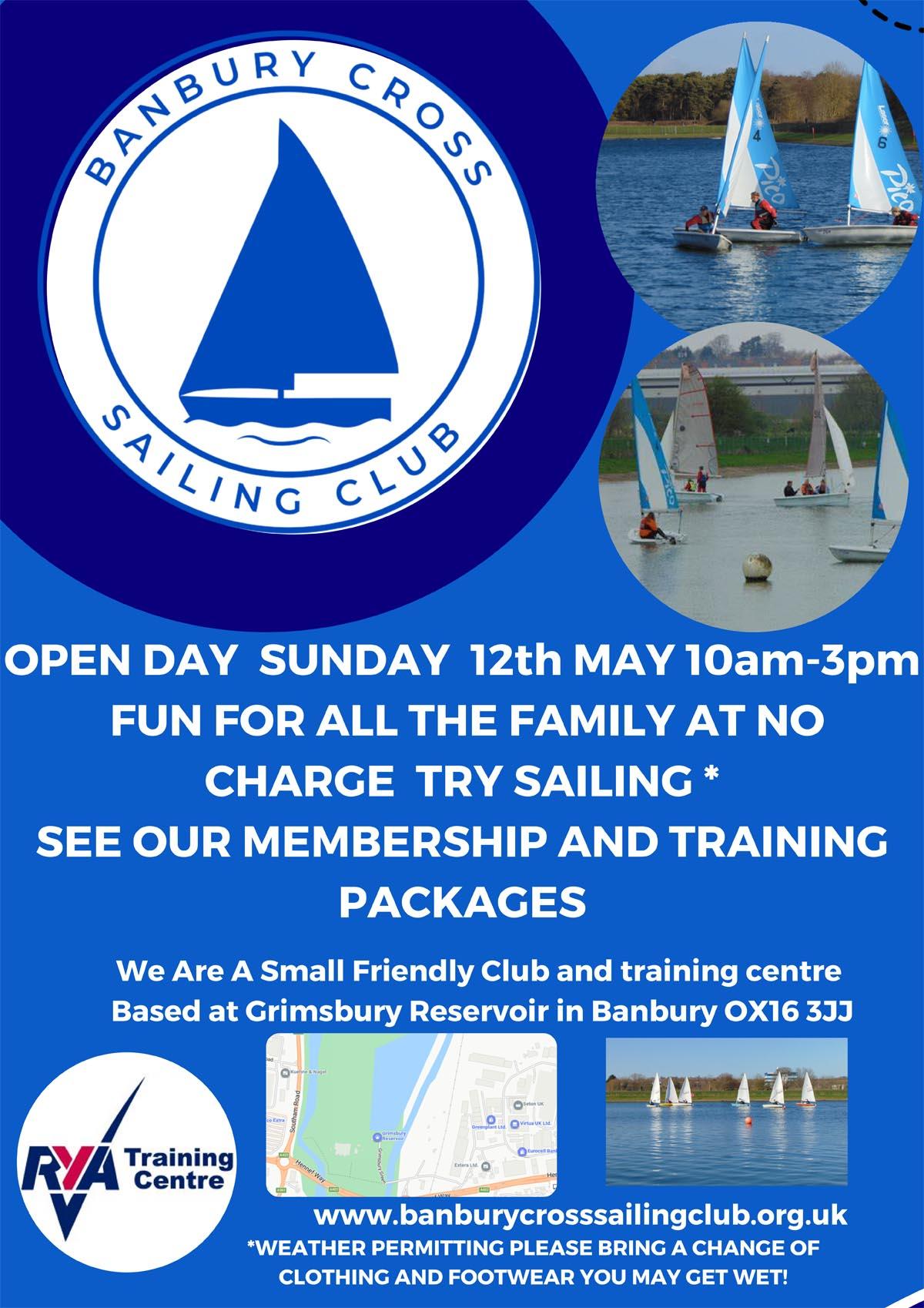 Banbury Cross Sailing Club Open Day - Banbury FM